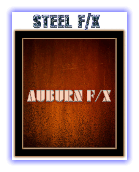 auburn red brown rust for steel art