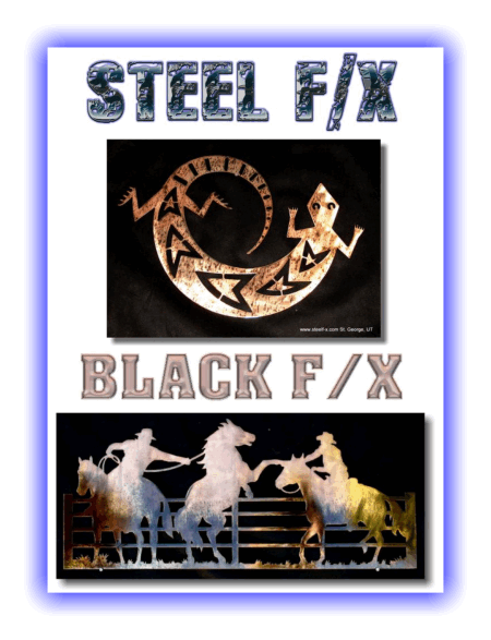 black blackening for steel art